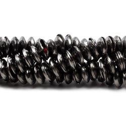 6mm Black Gold plated Copper plain Bead Cap 8 inch 148 pieces (ONLINE ORDER ONLY)