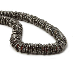 6mm Black Gold Plated Copper Twisted Jump ring 8 inch 174 pieces (ONLINE ORDER ONLY)