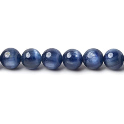 6mm Blue Kyanite Plain Rounds 16 inch 67 beads AA (ONLINE ORDER ONLY)