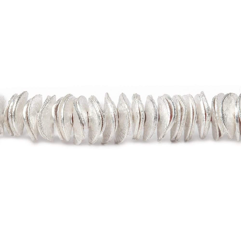 6mm Brushed Wavy Disc Spacers 8 inch 190 Beads (ONLINE ORDER ONLY)