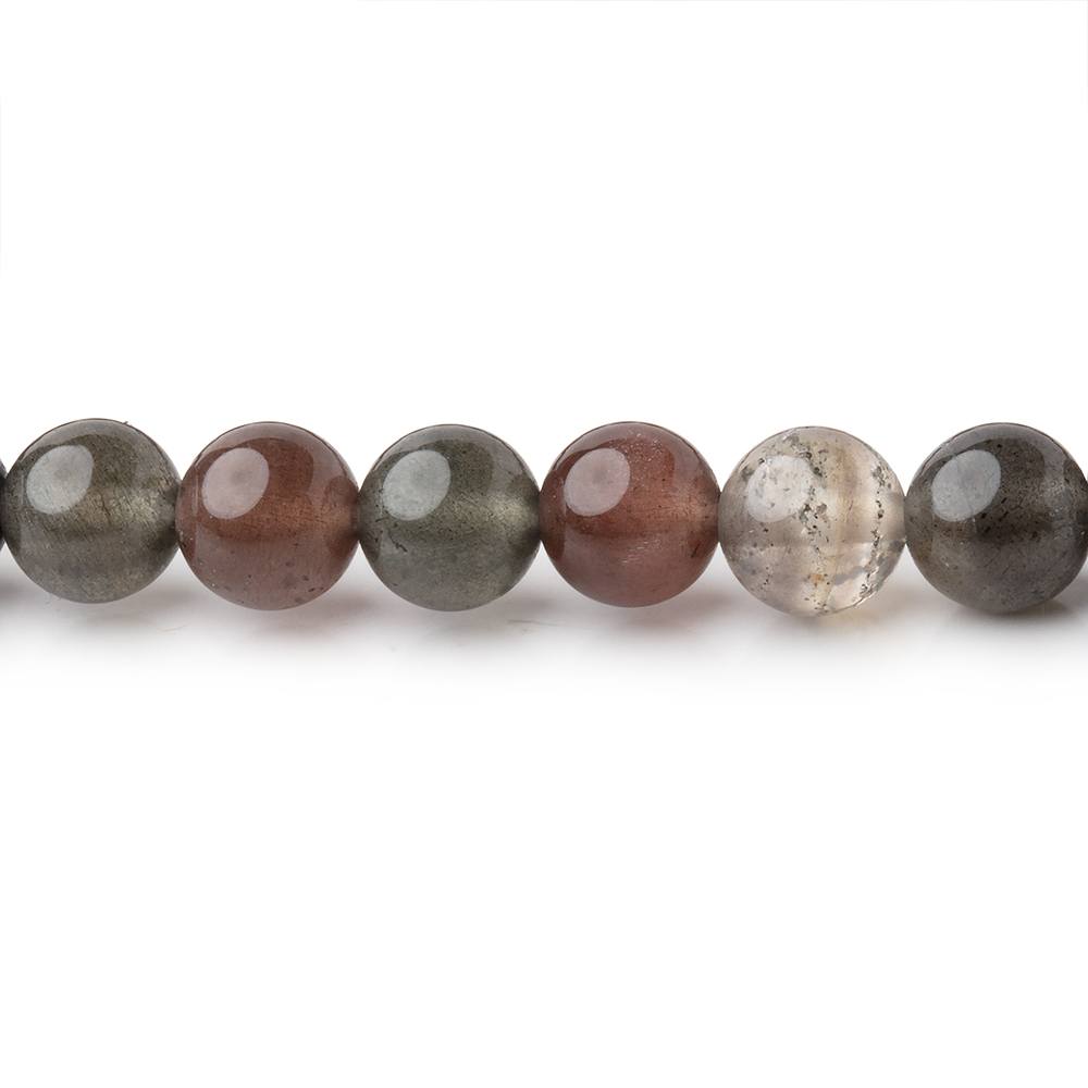 6mm Cat's Eye Scapolite Plain Rounds 7 inch 33 Beads (ONLINE ORDER ONLY)