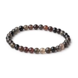 6mm Cat's Eye Scapolite Plain Rounds 7 inch 33 Beads (ONLINE ORDER ONLY)