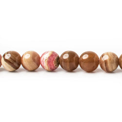 6mm Chocolate Rhodochrosite plain rounds 15.5 inch 63 beads (ONLINE ORDER ONLY)