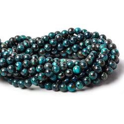 6mm Chrysocolla Plain Rounds 16 inch 68 beads AA (ONLINE ORDER ONLY)