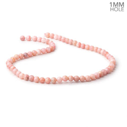 6mm Pink Peruvian Opal Plain Round Beads 16 inch 67 pieces 1mm holes (ONLINE ORDER ONLY)