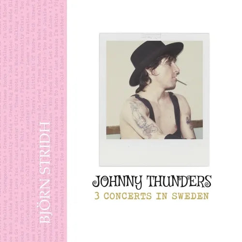 Johnny Thunders 3 concerts in Sweden - Paperback (ONLINE ORDER ONLY)