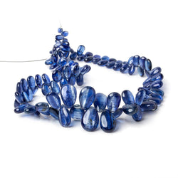 6x4-12.5x8mm Kyanite plain pear beads 13 inch 110 pieces AAA