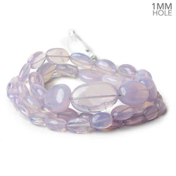 Lavender Opal straight drilled plain nuggets 19 inch 43 beads AA large hole (ONLINE ORDER ONLY)