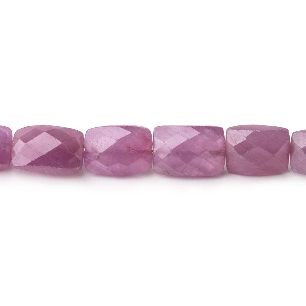 6x4.5-8.5x6mm Ruby Faceted Rectangle Beads 8 inch 28 pieces (ONLINE ORDER ONLY)