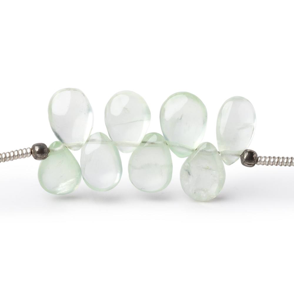 6x5-8x6mm Prehnite Plain Pear Beads 8 inch 48 pieces (ONLINE ORDER ONLY)