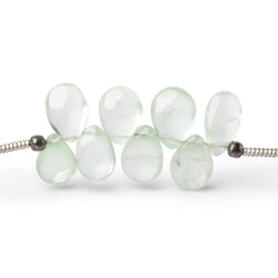 6x5-8x6mm Prehnite Plain Pear Beads 8 inch 48 pieces (ONLINE ORDER ONLY)