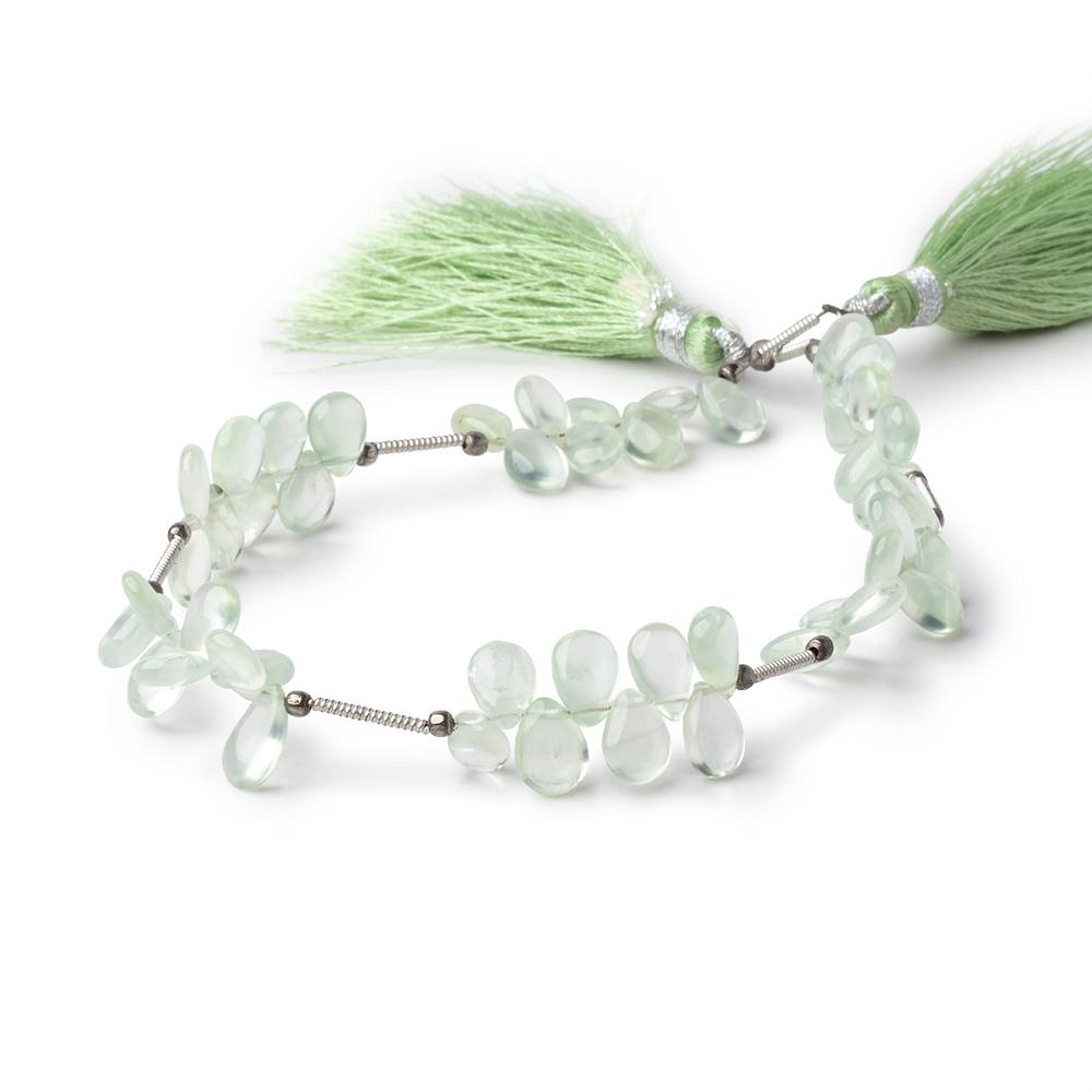 6x5-8x6mm Prehnite Plain Pear Beads 8 inch 48 pieces (ONLINE ORDER ONLY)