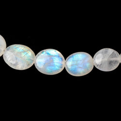 6x7-9x12mm Rainbow Moonstone Plain Oval Beads 18 inch 38 pcs (ONLINE ORDER ONLY)