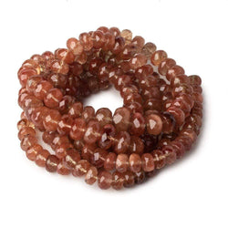 7-10mm Andesine faceted rondelle beads 18 inch 94 pieces AA (ONLINE ORDER ONLY)