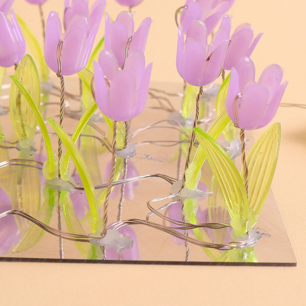 Tulip Mirror LED Night Light - Purple (ONLINE ORDER ONLY)