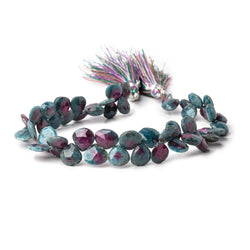 7-8mm Ruby in Kyanite Faceted Heart Beads 8 inch 52 pieces (ONLINE ORDER ONLY)