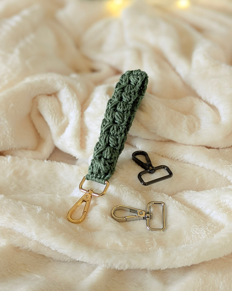Custom Cotton Keychain Wristlet (ONLINE ORDER ONLY)
