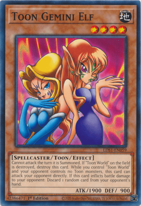 Toon Gemini Elf [LDS1-EN059] Common (ONLINE ORDER ONLY)