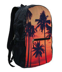 24 LITER Summit GoPak Sunset Palms Folding Lightweight Backpack (ONLINE ORDER ONLY)
