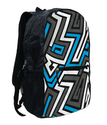 24 LITER Summit GoPak Blue Maze Folding Lightweight Backpack (ONLINE ORDER ONLY)