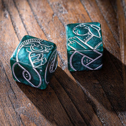 9 Celtic Animals Knot Dice - Boar & Hare (ONLINE ORDER ONLY)