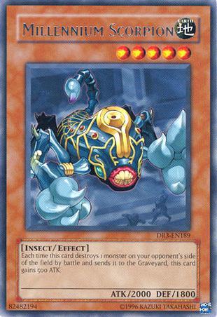 Millennium Scorpion [DR3-EN189] Rare (ONLINE ORDER ONLY)