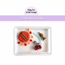 Firetruck Playdough Sensory Toy Kit (ONLINE ORDER ONLY)
