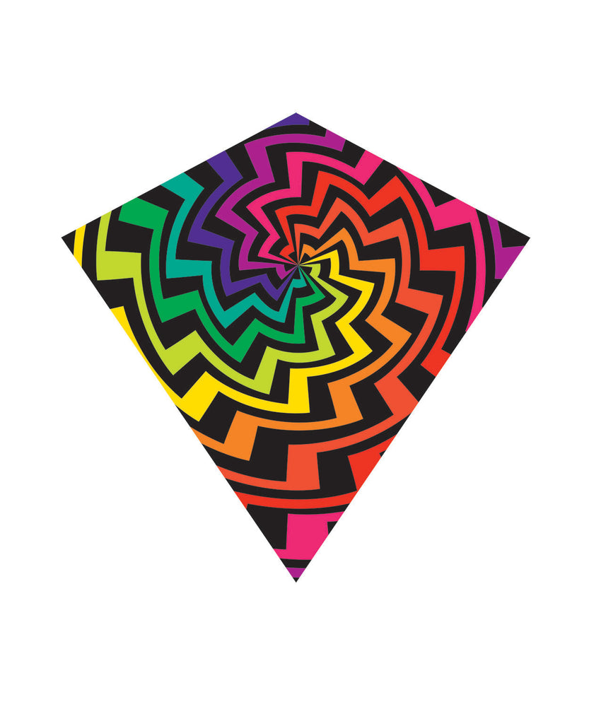 31 Inch Wide WindNSun WindDiamond Spiral Nylon Kite (ONLINE ORDER ONLY)