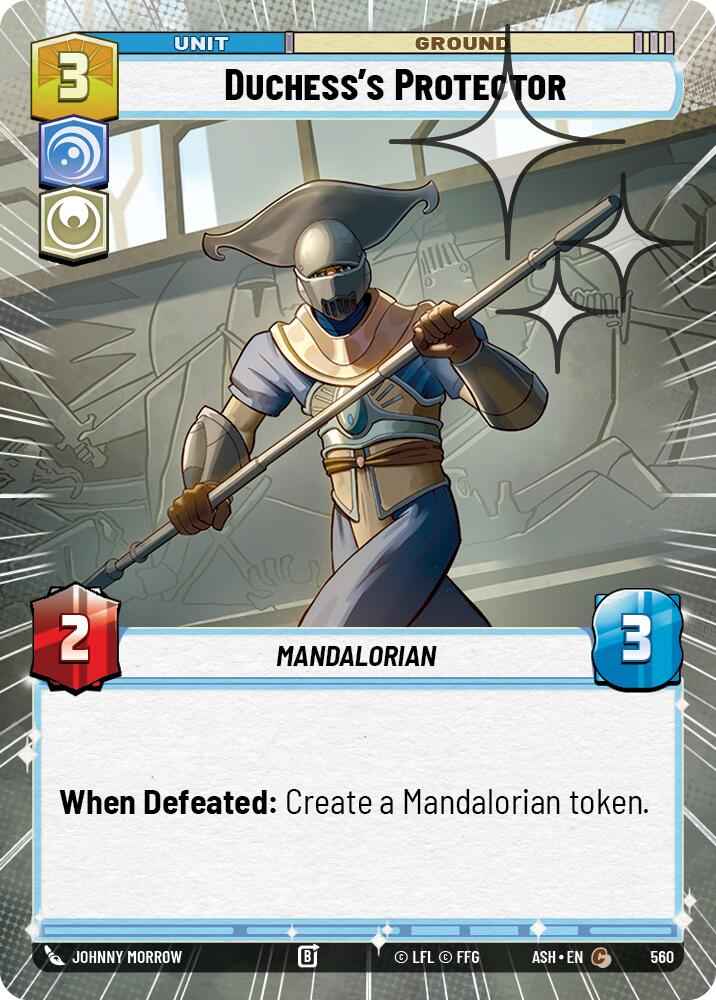 Duchess's Protector (560) (Hyperspace Foil) (560) [Ashes of the Empire]