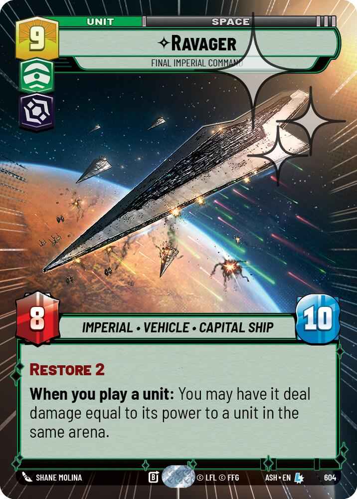 Ravager - Final Imperial Command (604) (Hyperspace Foil) (604) [Ashes of the Empire]