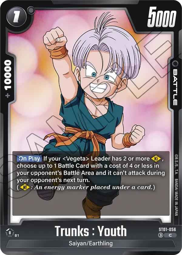 Trunks : Youth (ST01-056) [Story Booster 01]