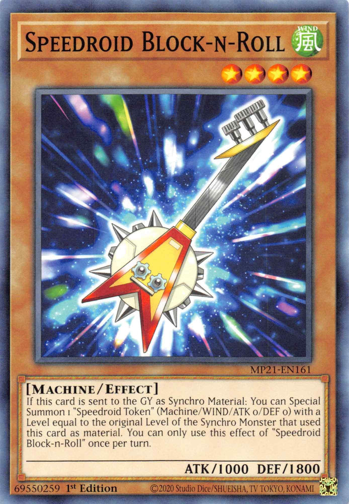 Speedroid Block-n-Roll [MP21-EN161] Common (ONLINE ORDER ONLY)