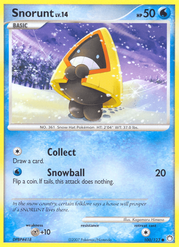 Snorunt (100/123) [Diamond & Pearl: Mysterious Treasures] (Online Only)