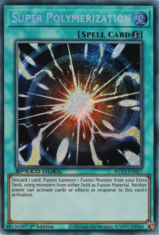 Super Polymerization [SGX3-ENA17] Secret Rare (ONLINE ORDER ONLY)