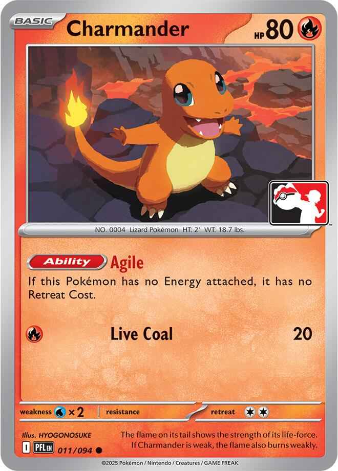 Charmander (011/094) [Prize Pack Series Nine]