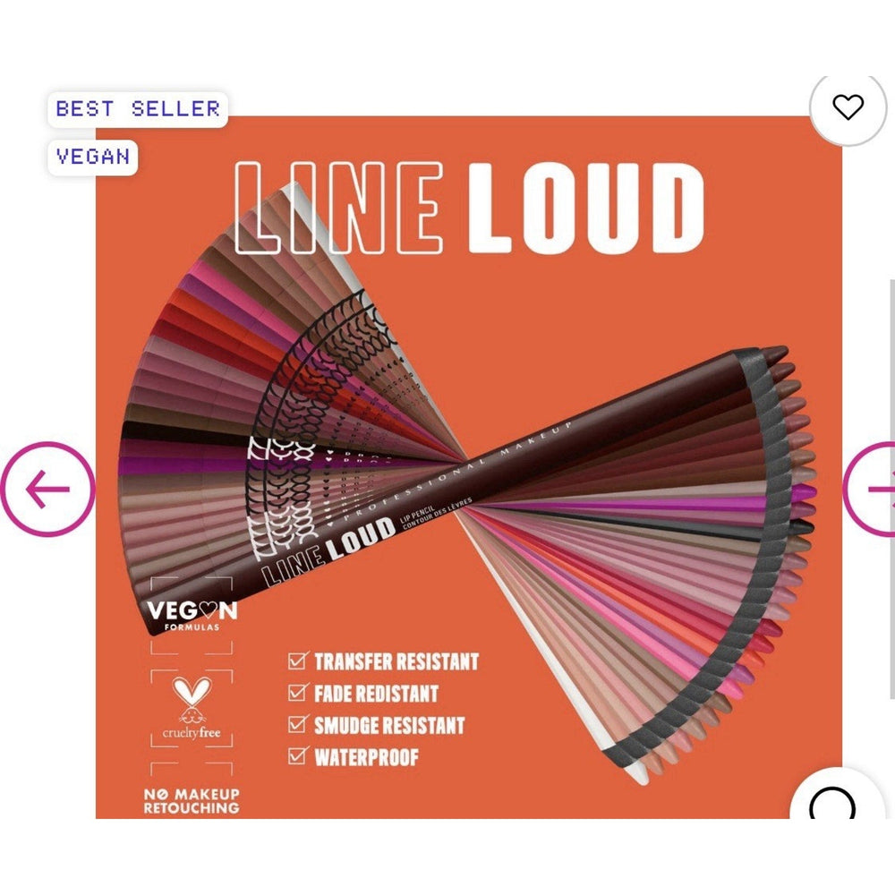 Set Of 25 NYX LINE LOUD VEGAN LONGWEAR LIP LINER Ambition Statement (ONLINE ORDER ONLY)