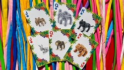 Gilded Bicycle Balloon Jungle Playing Cards (ONLINE ORDER ONLY)