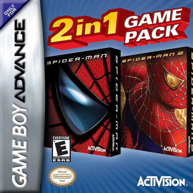 2 In 1 Game Pack: Spider-Man / Spider-Man 2 (Gameboy Advance) (Online Only)
