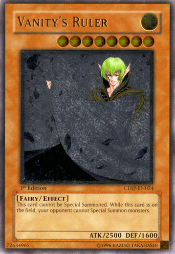 Vanity's Ruler [CDIP-EN024] Ultimate Rare (ONLINE ORDER ONLY)