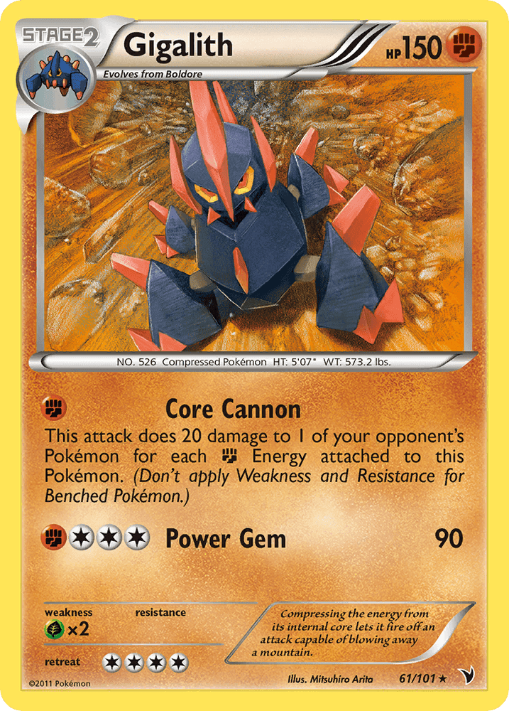 Gigalith (61/101) [Black & White: Noble Victories] (Online Only)