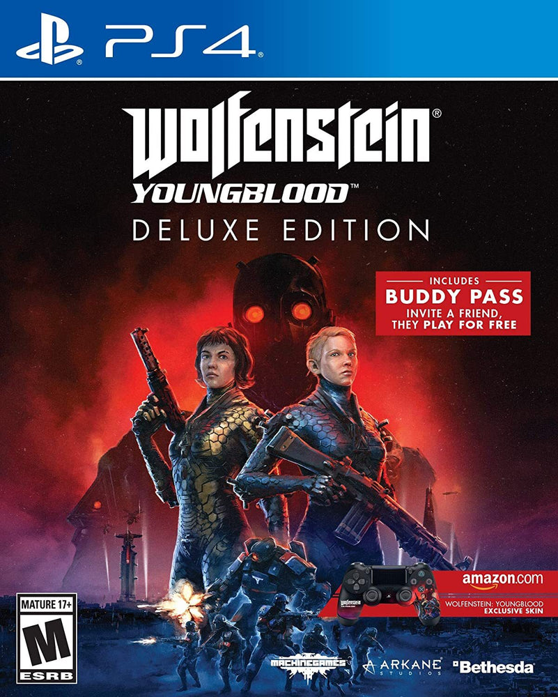 Wolfenstein Youngblood Deluxe Edition (Amazon Variant) (PlayStation 4) (Online Only)