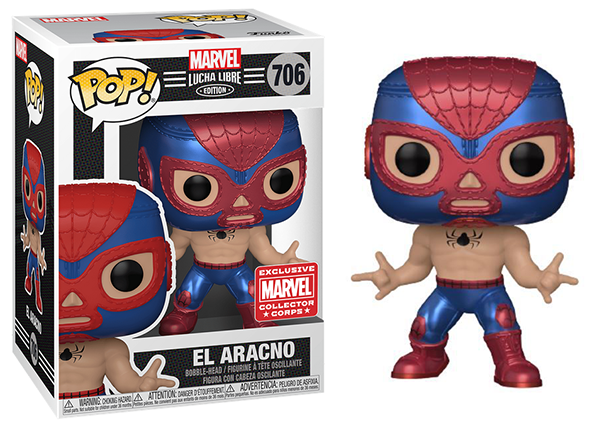 El Aracno (Metallic, Marvel Lucha Libre) 706 - Collector Corps Exclusive (Online Order Only)