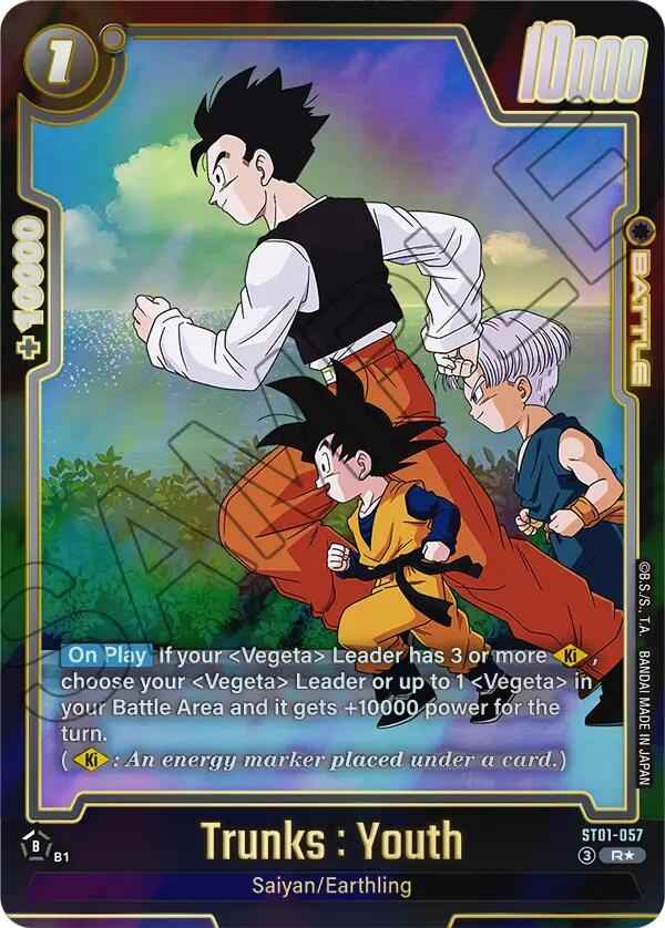 Trunks : Youth (ST01-057) (Alternate Art) [Story Booster 01]