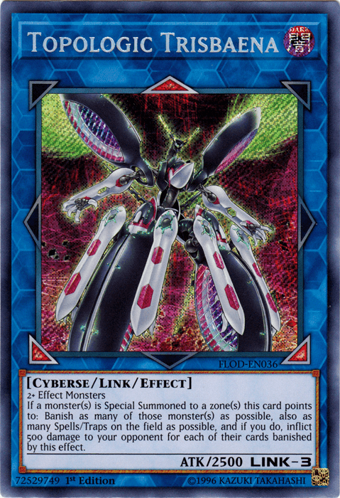 Topologic Trisbaena [FLOD-EN036] Secret Rare (ONLINE ORDER ONLY)