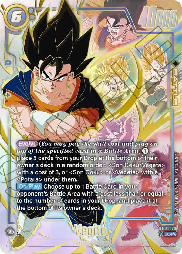 Vegito (ST01-070) (Super Alternate Art) [Story Booster 01]