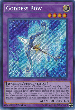 Goddess Bow [DRL2-EN011] Secret Rare (ONLINE ORDER ONLY)