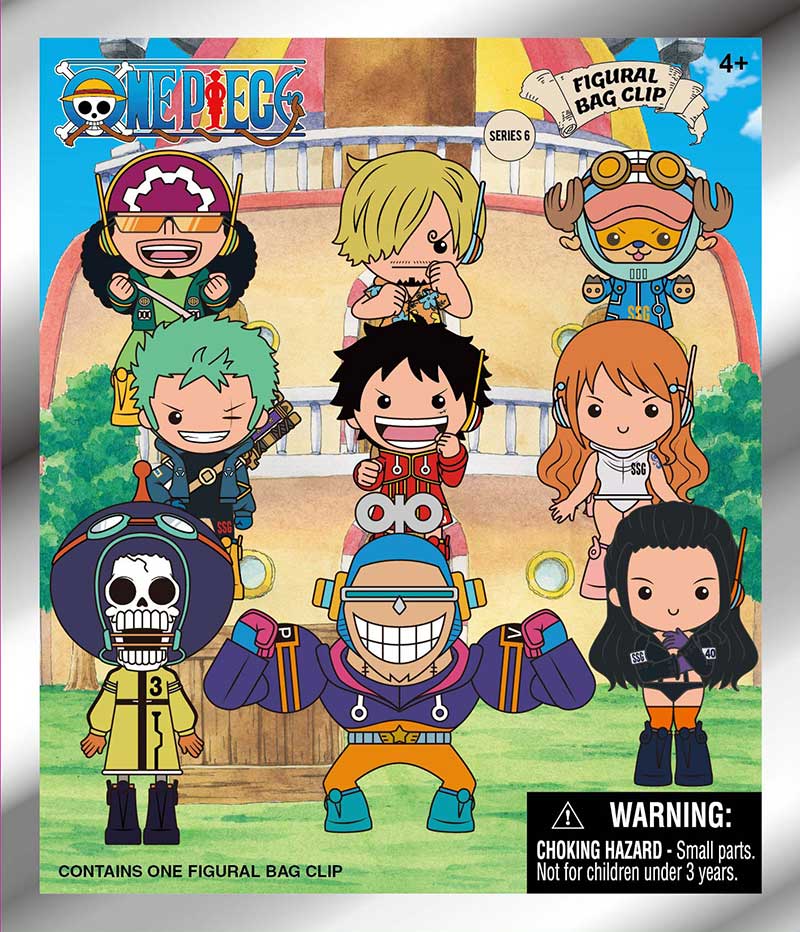 One Piece 3D Foam Bag Clip, Series 6 Blind Bag (ONLINE ORDER ONLY)