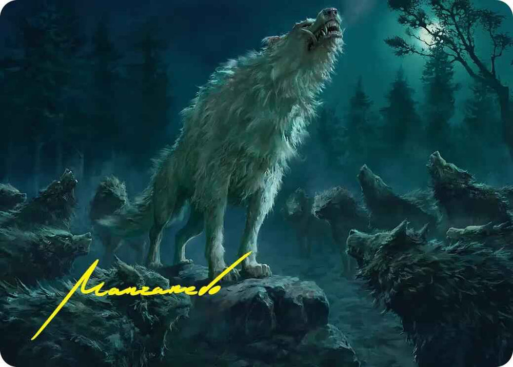 Reverent Howl Art Card (Gold-Stamped Signature) [The Hobbit Art Series]