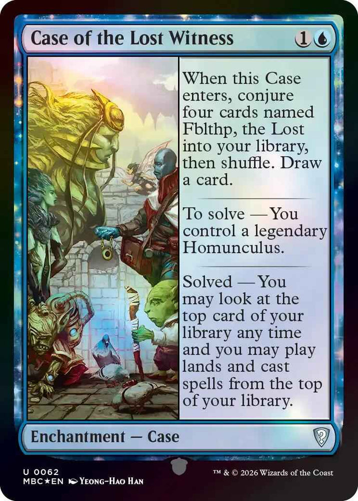 Case of the Lost Witness [Mystery Booster: Commander Edition]