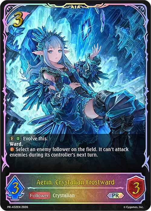 Aerin, Crystalian Frostward (PR-432EN) (PR-432EN) [Promotional Cards]
